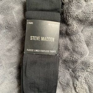Steve Madden fleece tights sz M/L
